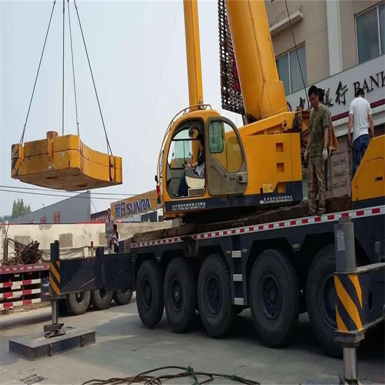 龙岩永定当地吊车出租|机器吊装|75吨|工厂搬迁服务